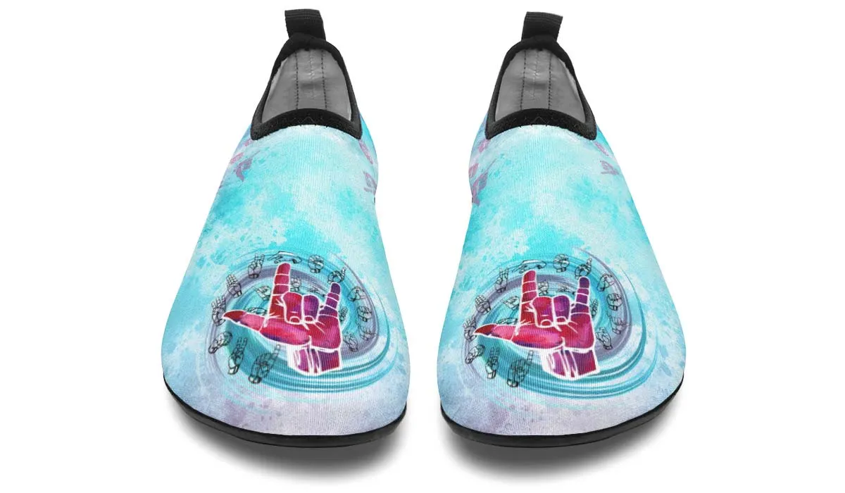 Magical ASL Aqua Barefoot Shoes