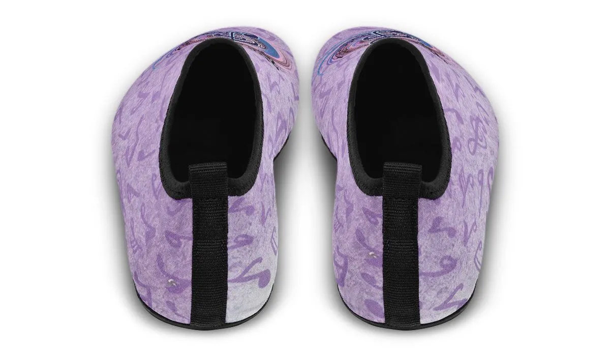 Magical Music Notes Aqua Barefoot Shoes