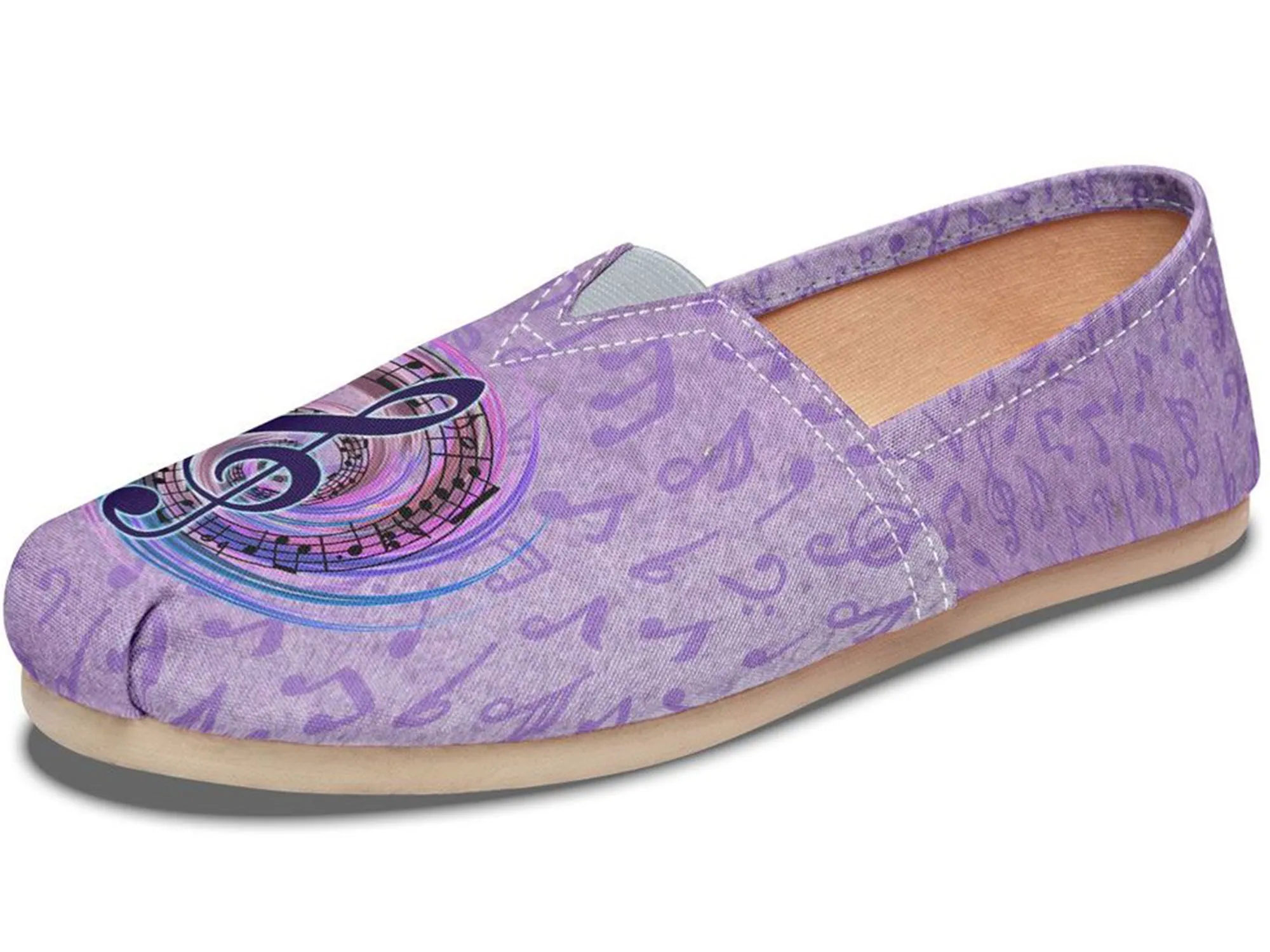 Magical Music Notes Casual Shoes