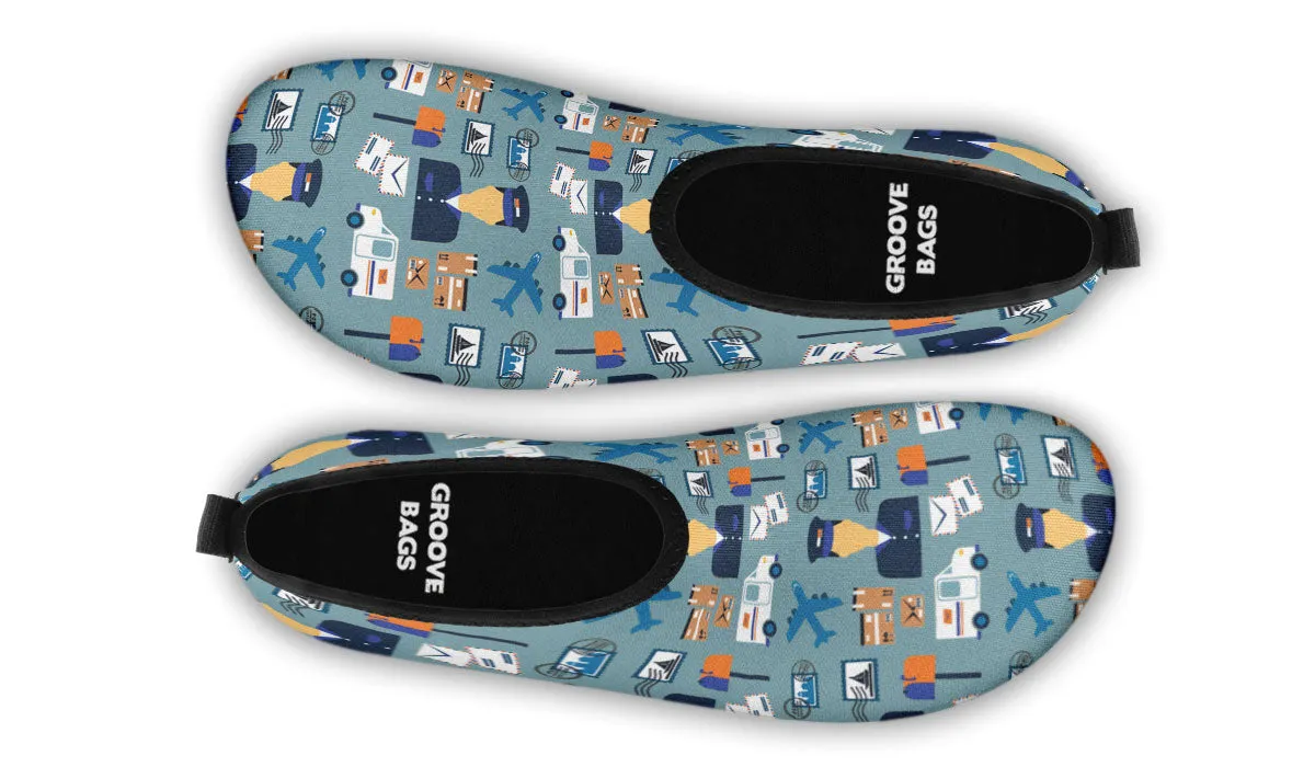 Mail Carrier Aqua Barefoot Shoes