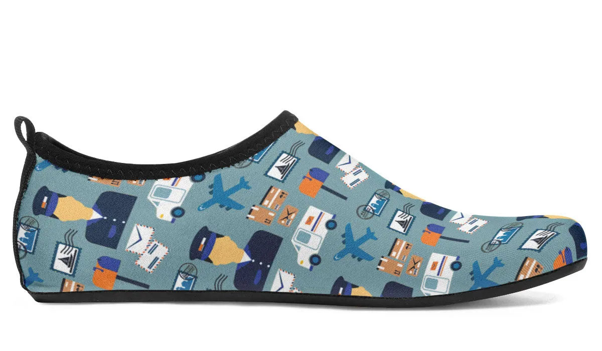 Mail Carrier Aqua Barefoot Shoes