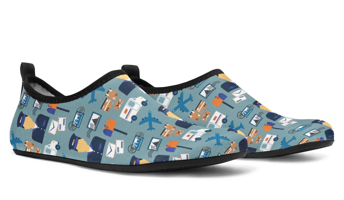 Mail Carrier Aqua Barefoot Shoes