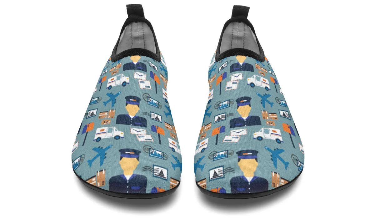 Mail Carrier Aqua Barefoot Shoes