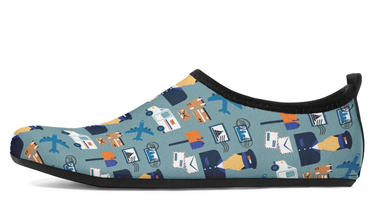 Mail Carrier Aqua Barefoot Shoes