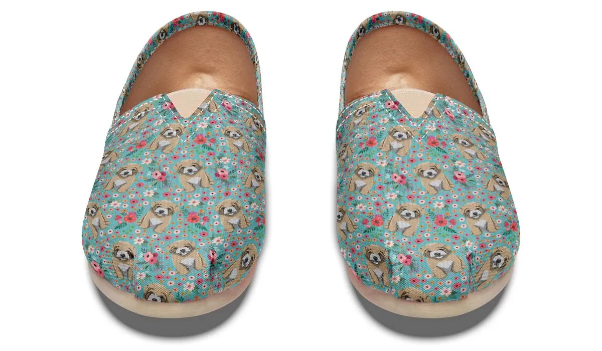 Maltipoo Flower Casual Shoes