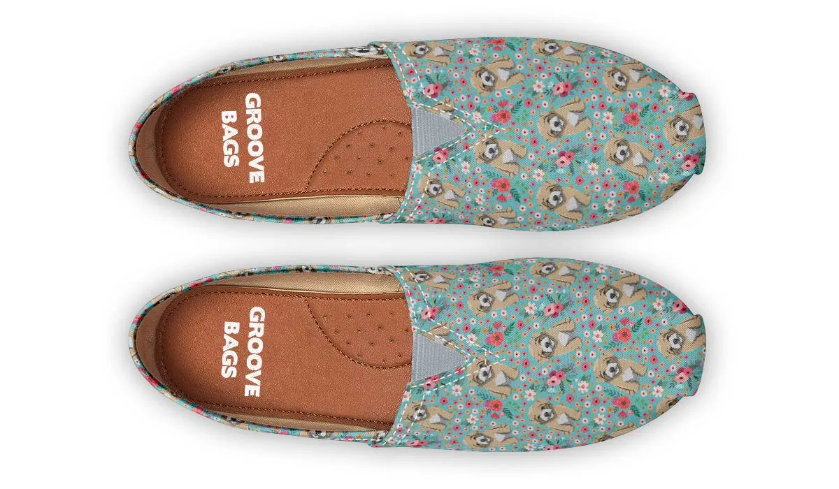 Maltipoo Flower Casual Shoes
