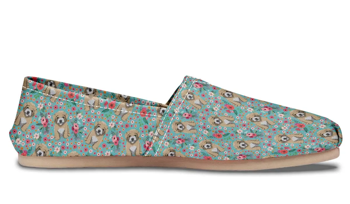 Maltipoo Flower Casual Shoes