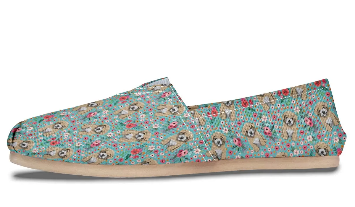 Maltipoo Flower Casual Shoes