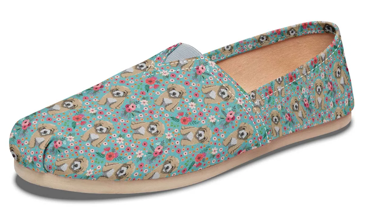Maltipoo Flower Casual Shoes