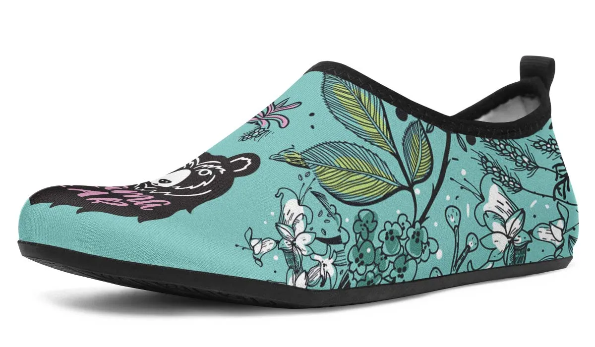 Mama Bear Aqua Barefoot Shoes