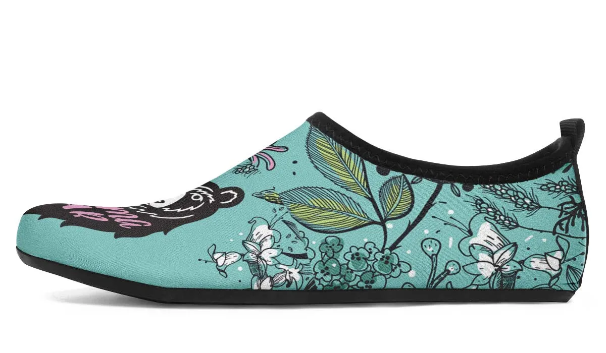 Mama Bear Aqua Barefoot Shoes
