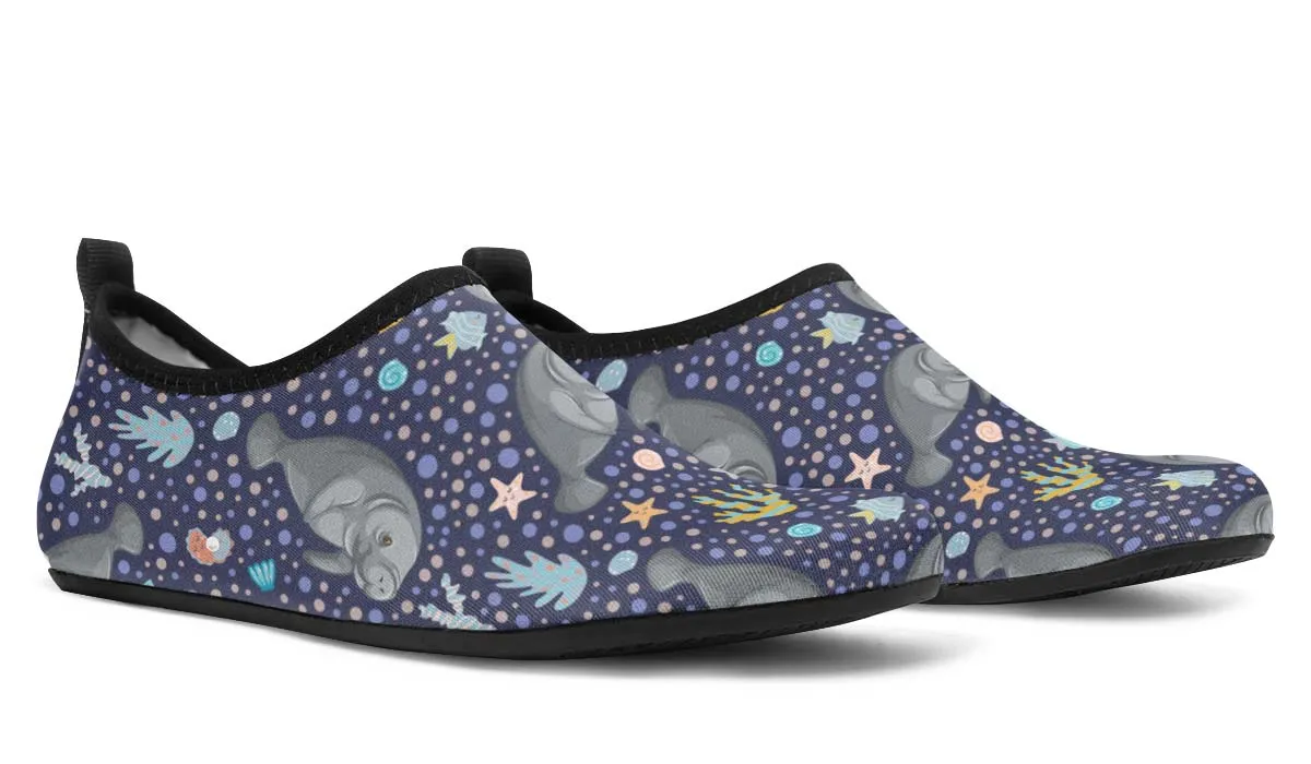 Manatee Party Aqua Barefoot Shoes