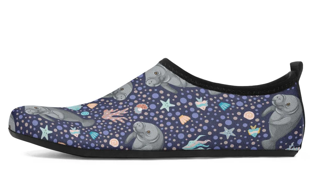 Manatee Party Aqua Barefoot Shoes