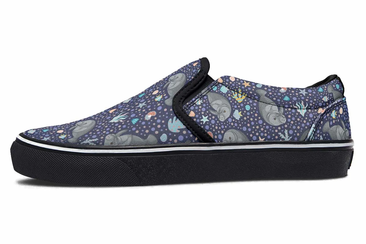 Manatee Party Slip-On Shoes