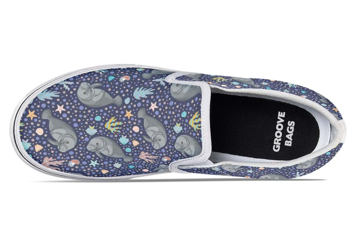 Manatee Party Slip-On Shoes