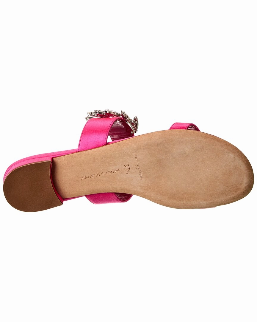 Manolo Blahnik Chivela 10 Satin Sandal