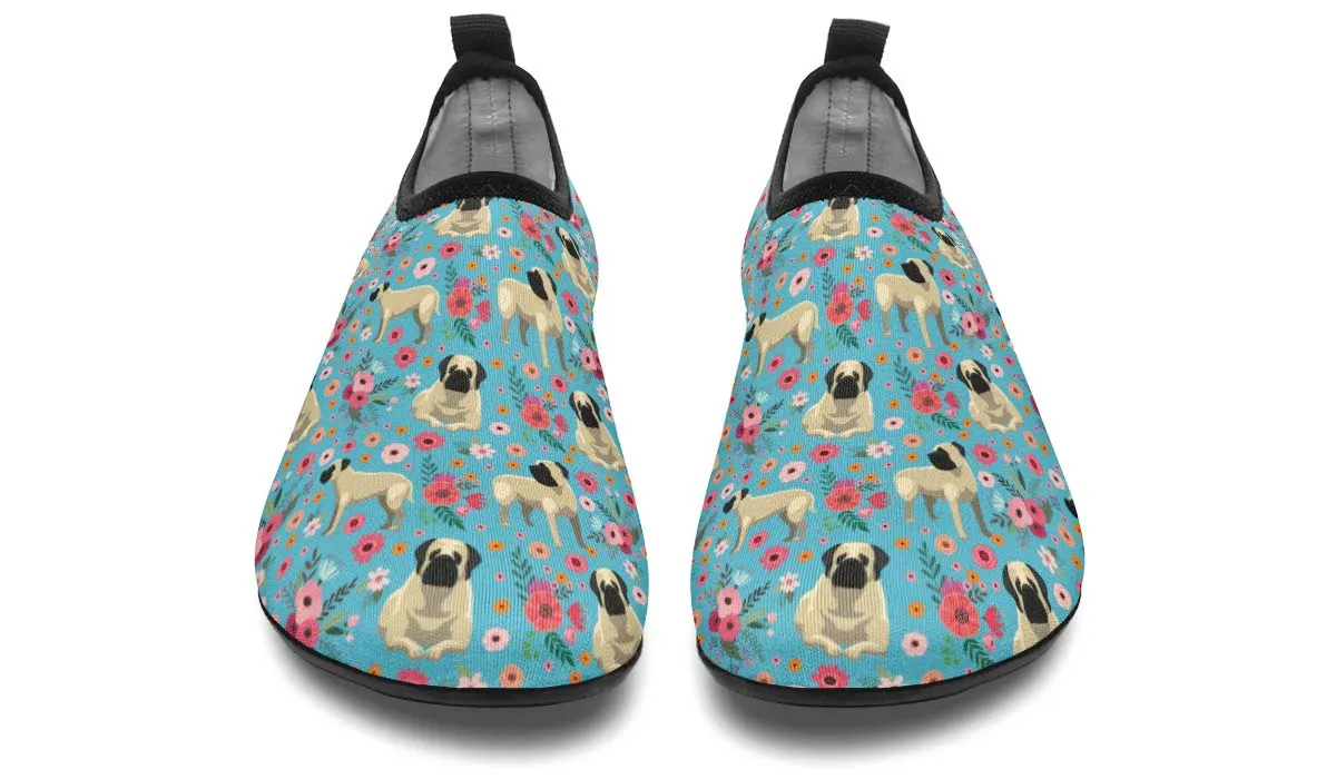 Mastiff Flower Aqua Barefoot Shoes
