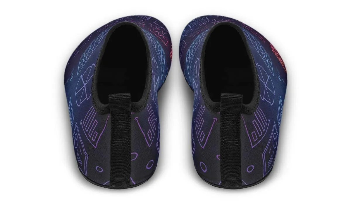 Math Chart Aqua Barefoot Shoes