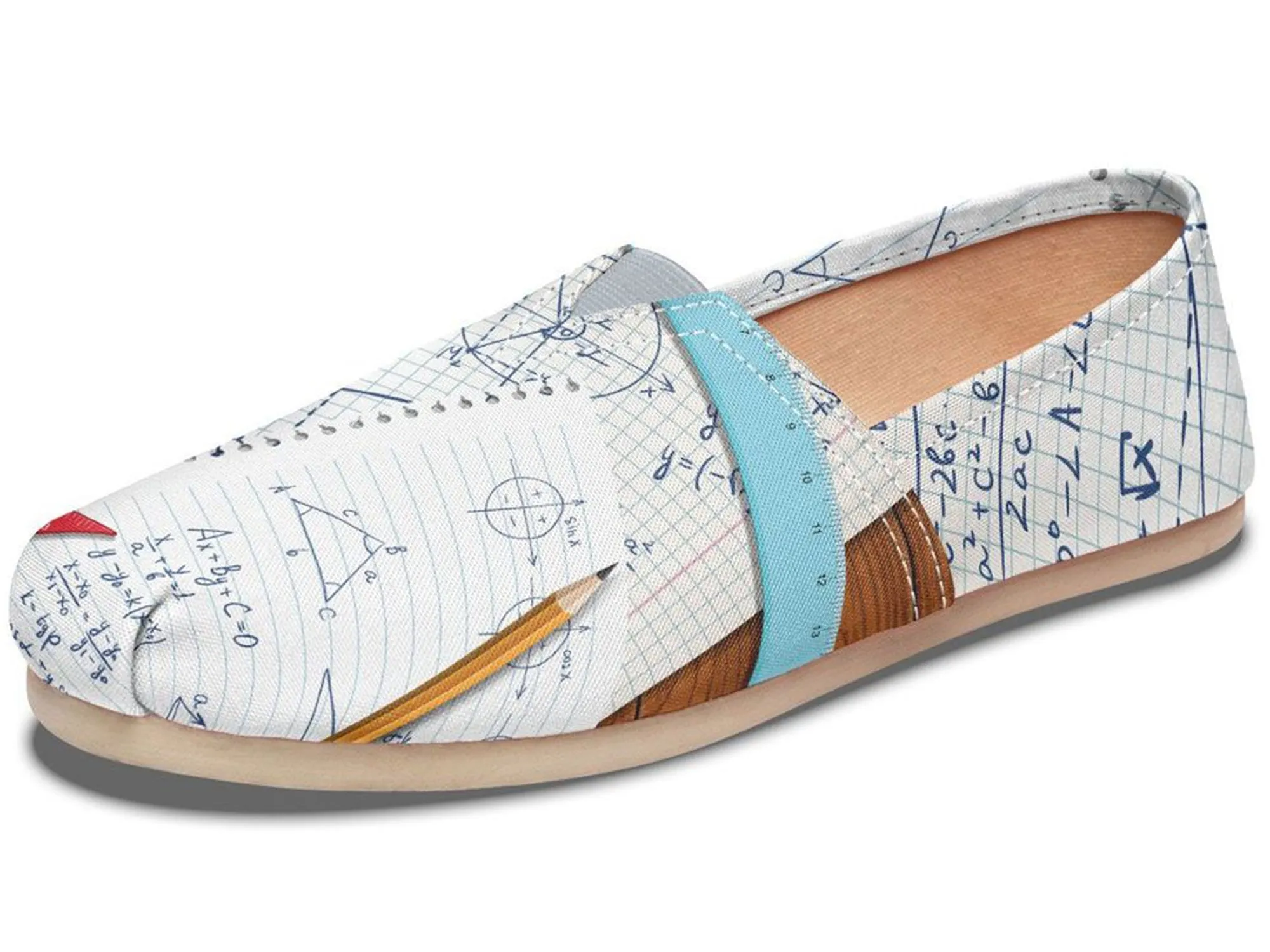 Math Notes Casual Shoes