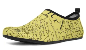 Math Pattern Aqua Barefoot Shoes