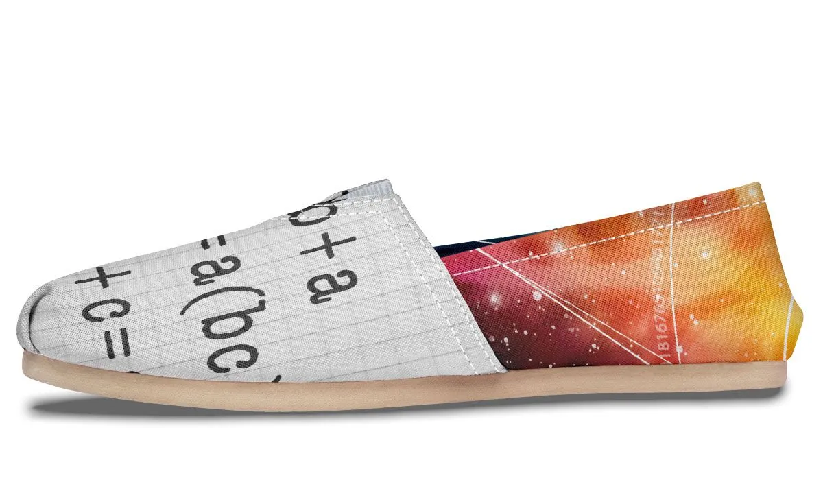 Mathematical Vibes Casual Shoes