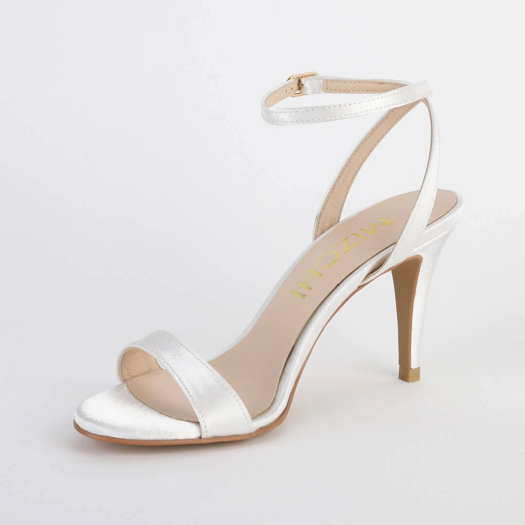 MEGAN - white SATIN