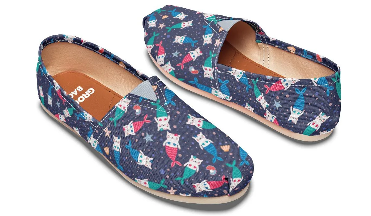 Mermaid Cat Casual Shoes