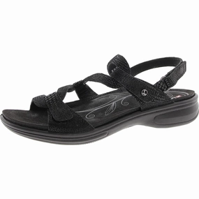 Miami Womens Adjustable Faux Leather Strappy Sandals