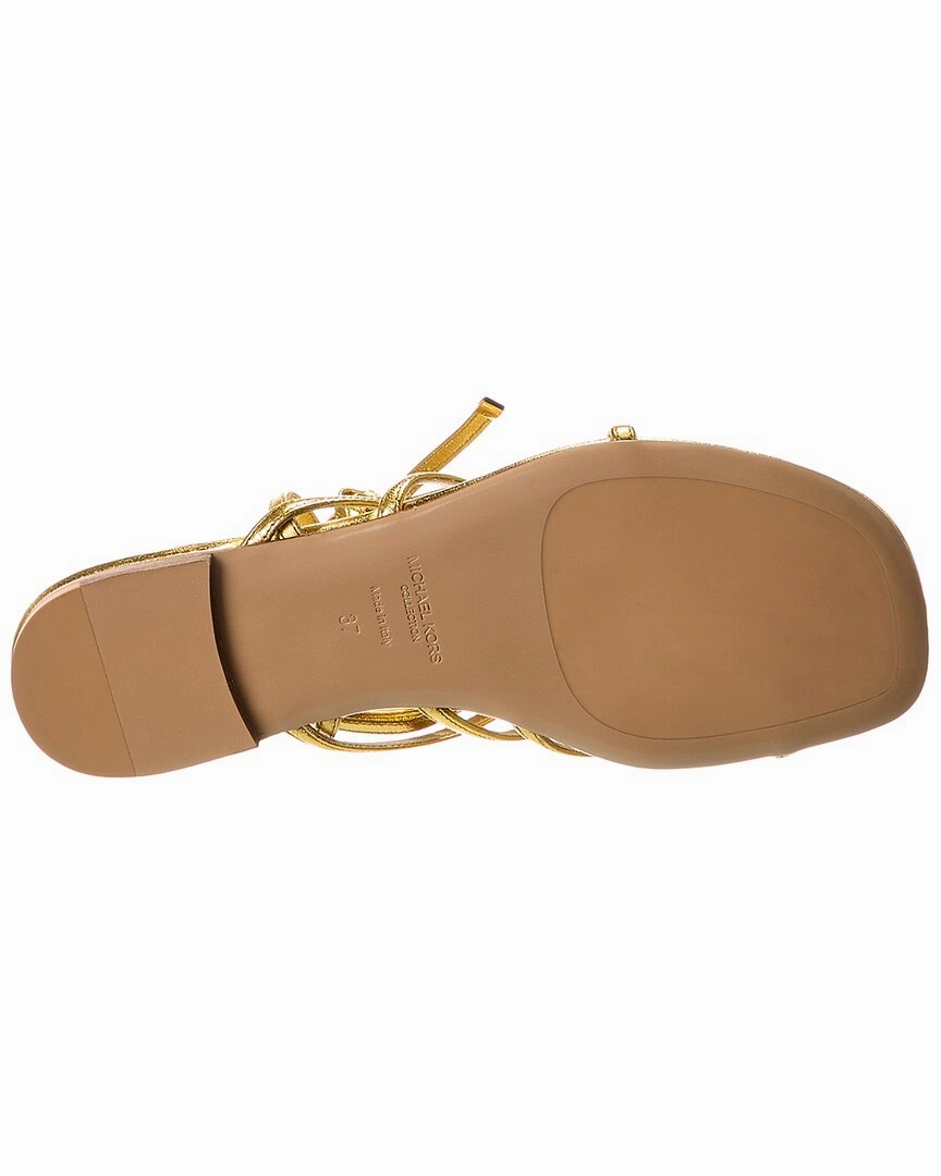 Michael Kors Collection Jade Runway Leather Sandal