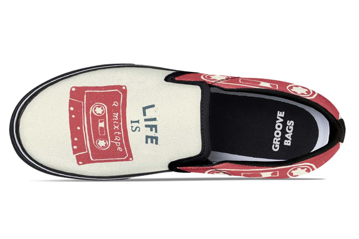 Mixtape Slip-On Shoes