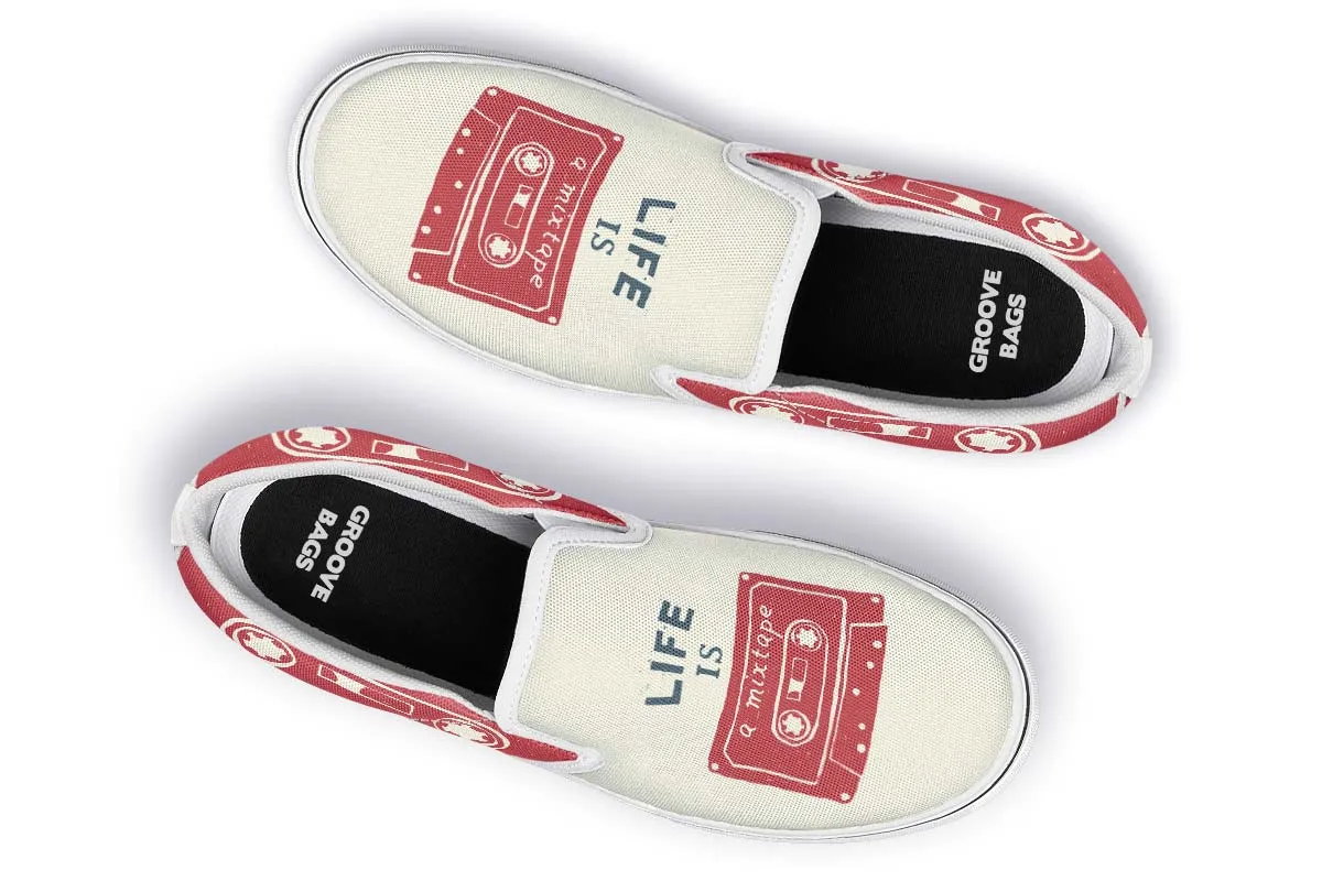 Mixtape Slip-On Shoes