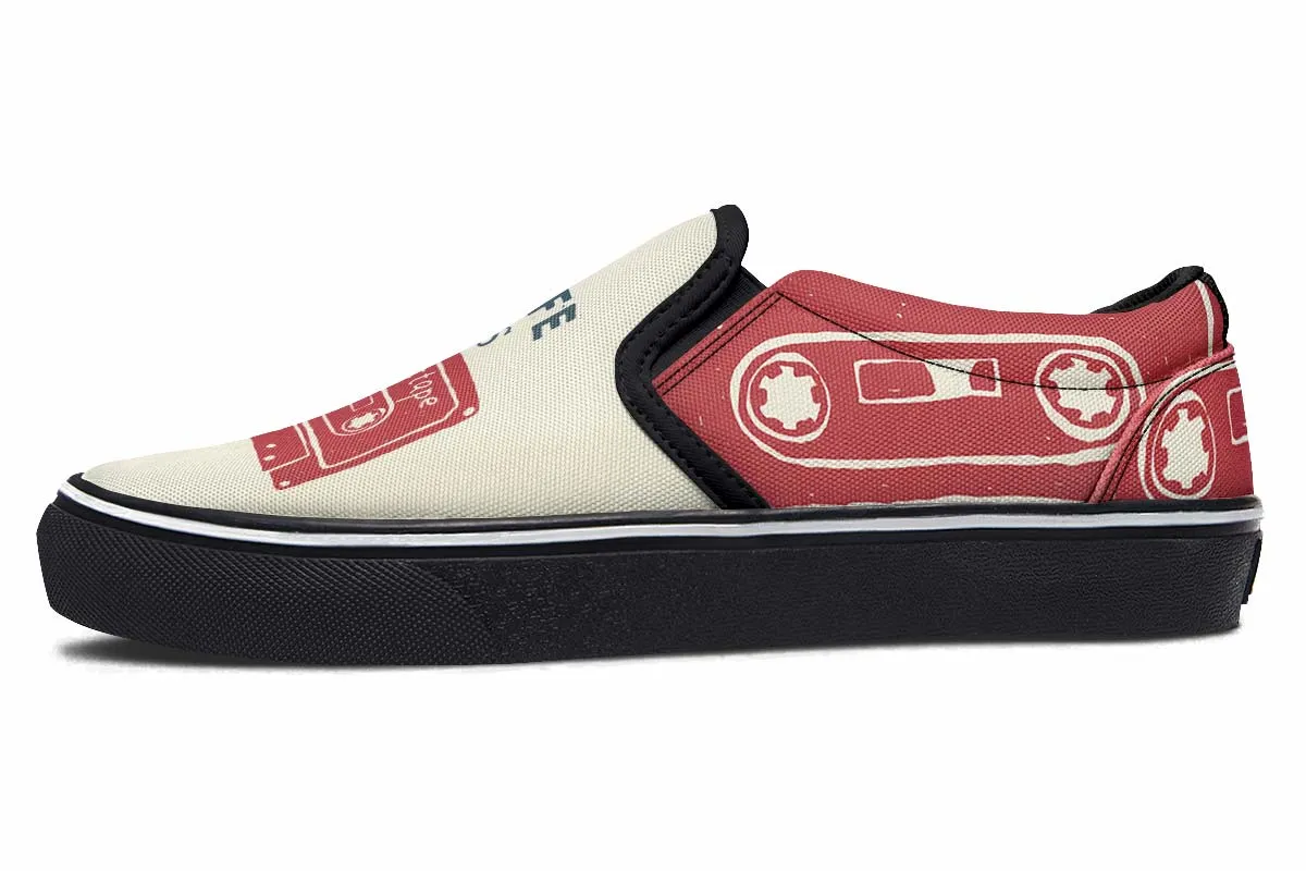 Mixtape Slip-On Shoes