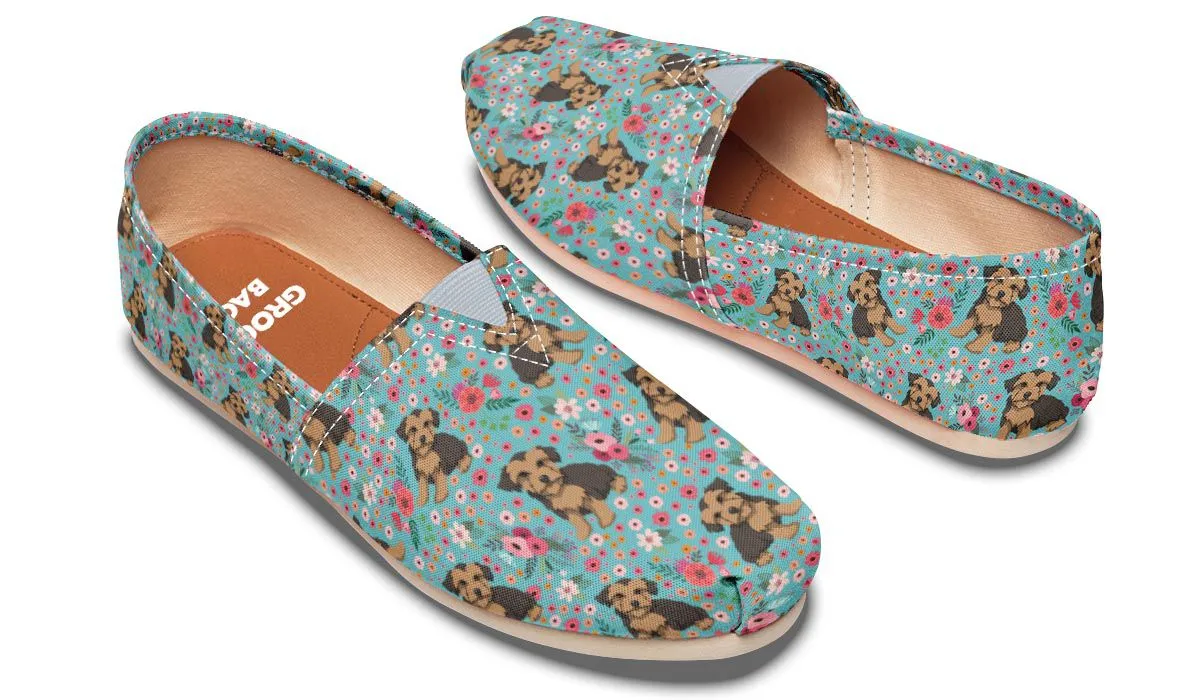 Morkie Flower Casual Shoes