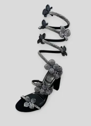 MORRIS632 - BLACK SPIRAL HEELS