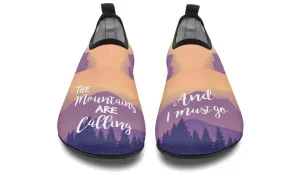 Mountains Are Calling Aqua Barefoot Shoes
