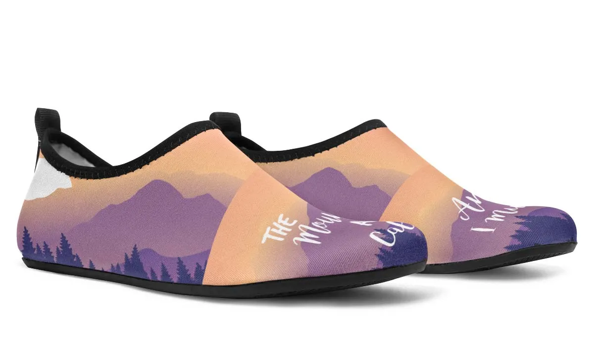 Mountains Are Calling Aqua Barefoot Shoes