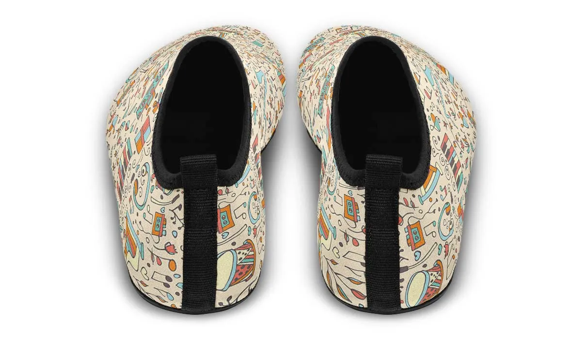 Music Doodle Aqua Barefoot Shoes