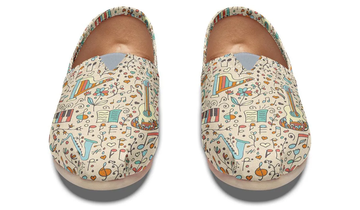 Music Doodle Casual Shoes