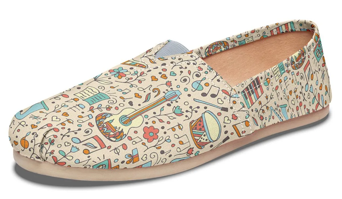 Music Doodle Casual Shoes