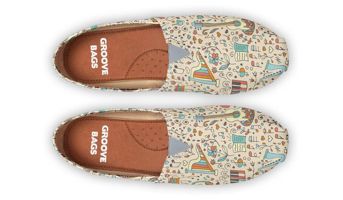 Music Doodle Casual Shoes