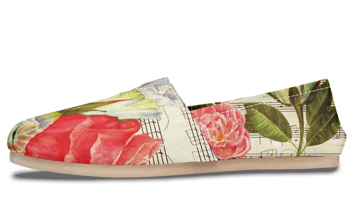 Music Roses Casual Shoes