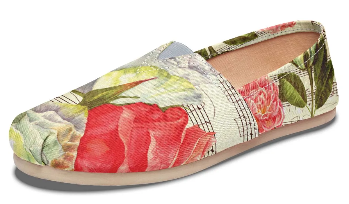 Music Roses Casual Shoes