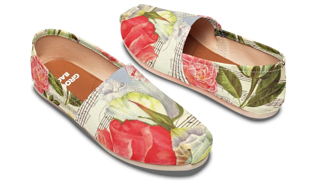 Music Roses Casual Shoes