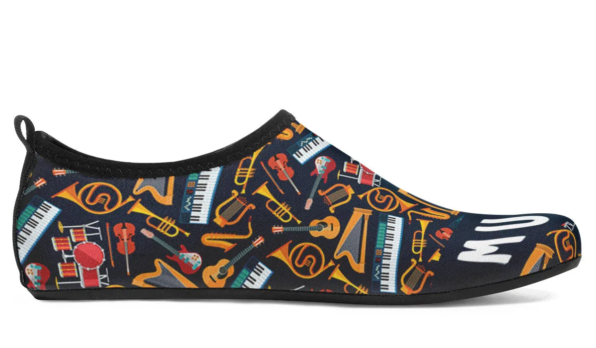 Music Teacher Aqua Barefoot Shoes
