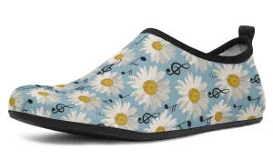 Musical Daisy Blue Aqua Barefoot Shoes