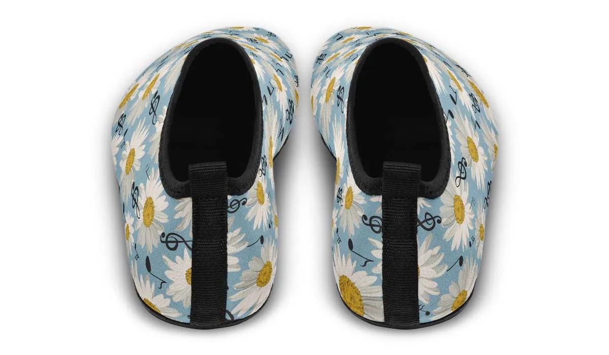 Musical Daisy Blue Aqua Barefoot Shoes