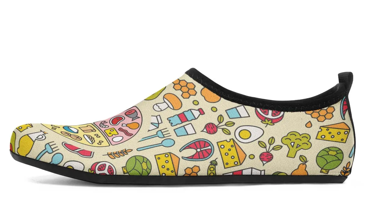 My Plate Nutrition Aqua Barefoot Shoes