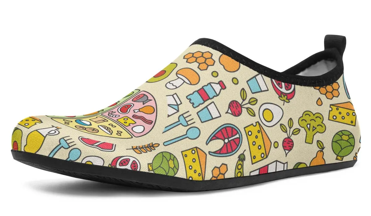 My Plate Nutrition Aqua Barefoot Shoes
