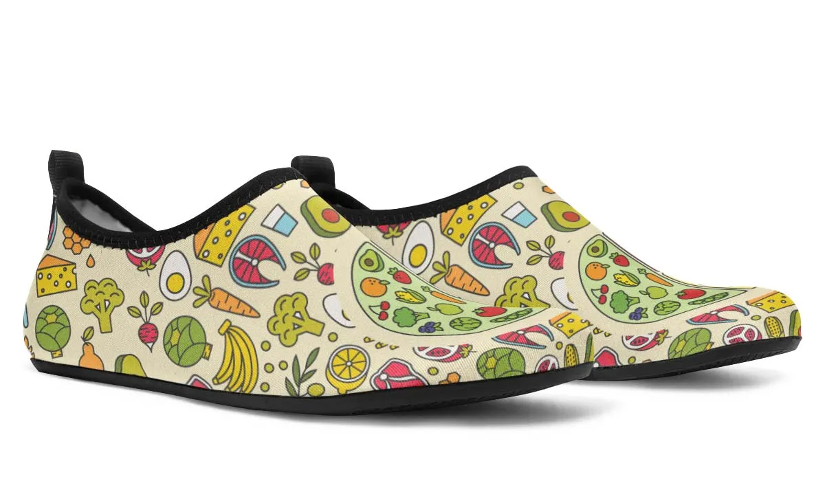 My Plate Nutrition Aqua Barefoot Shoes