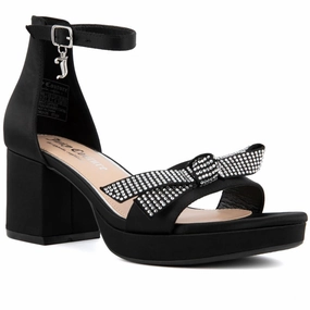 Nelly 2 Womens Embellished Satin Block Heel